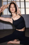 Free People Fp Movement Move On Tank In Black Combo