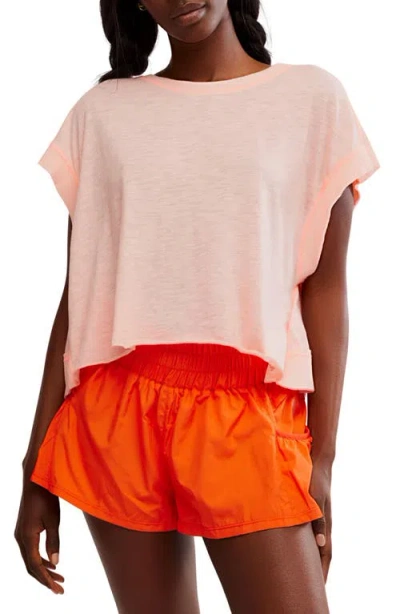 FREE PEOPLE FREE PEOPLE FP MOVEMENT MY TEE TIME OPEN BACK T-SHIRT