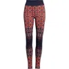 Free People Fp Movement Myoko Jacquard Leggings In Brown