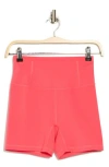 Free People Fp Movement Never Better Bike Shorts In Electric Sunset
