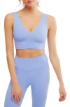 Free People Fp Movement Never Better Heather Crop Top