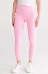 Free People Fp Movement Never Better High Waist Leggings In Pink Lemonade