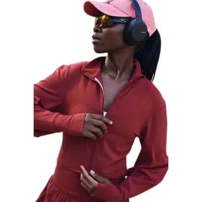 Free People Fp Movement Never Better Jacket Women's Crimson Cozy Layer Dsgl869 In Red