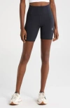 Free People Fp Movement Never Better Pocket Bike Shorts In Black