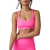 Free People Fp Movement Never Better Racerback Bra In Hot Pink