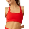 Free People Fp Movement Never Better Racerback Bra In Red