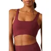 Free People Fp Movement Never Better Racerback Bra In Red