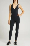 Free People Fp Movement Never Better Strappy Back Jumpsuit In Black