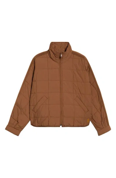 Free People Fp Movement Pippa Packable Puffer Jacket In Brown