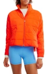 Free People Fp Movement Pippa Packable Puffer Jacket In Orange