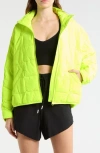 Free People Fp Movement Pippa Packable Puffer Jacket In Green