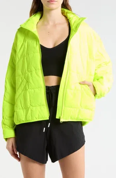 Free People Fp Movement Pippa Packable Puffer Jacket In Green
