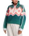 Free People Fp Movement Printed Mountain High Fleece In Multi