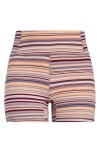 Free People Fp Movement Printed Never Better Bike Shorts In Multi