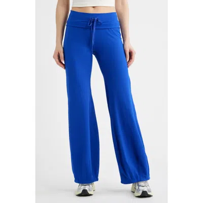 Free People Fp Movement Quick Step Drawstring Flare Pants In Blue