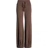Free People Fp Movement Quick Step Drawstring Flare Pants In Brown