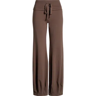 Free People Fp Movement Quick Step Drawstring Flare Pants In Brown