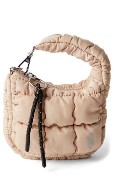 Free People Fp Movement Quilted Micro Pouch In Mineral