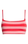 Free People Fp Movement Remember My Name Stripe Bra In Multi