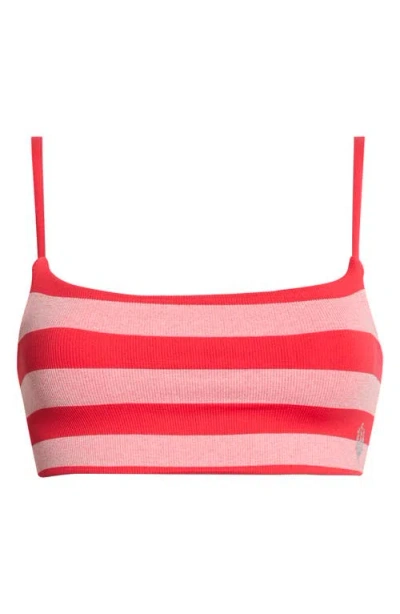 Free People Fp Movement Remember My Name Stripe Bra In Multi