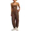 Free People Fp Movement Righteous Runsie Jumpsuit In Olive Branch