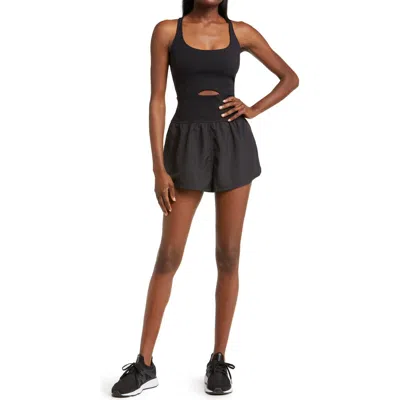 Free People Fp Movement Righteous Runsie Romper In Brown