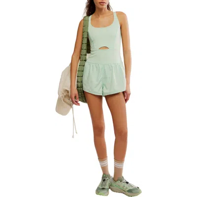 Free People Fp Movement Righteous Runsie Romper In Green