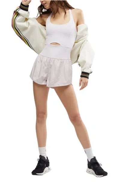 Free People Fp Movement Righteous Runsie Romper In White