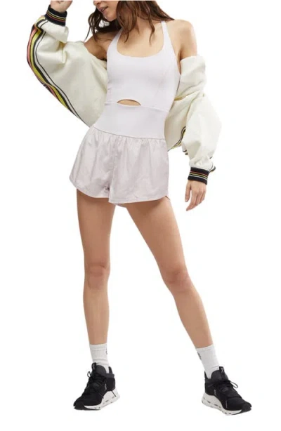 Free People Fp Movement Righteous Runsie Romper In White