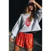 Free People Fp Movement Roll With It Shorts In Flame