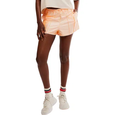 Free People Fp Movement Roll With It Shorts In Orange