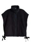 Free People Fp Movement Scout It Out Fleece Vest In Black