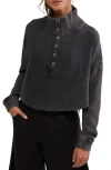 Free People Fp Movement So Fly Cotton Henley Top In Black