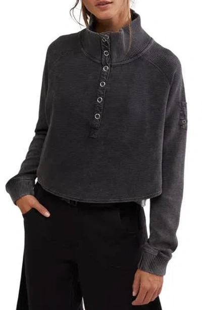 FREE PEOPLE FREE PEOPLE FP MOVEMENT SO FLY COTTON HENLEY TOP