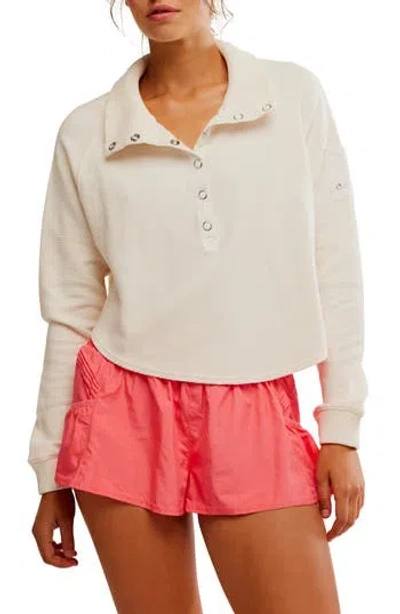 FREE PEOPLE FREE PEOPLE FP MOVEMENT SO FLY COTTON HENLEY TOP
