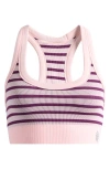 Free People Fp Movement Stripe Go To Sports Bra In Multi