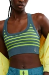 Free People Fp Movement Stripe Go To Sports Bra In Multi