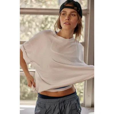 Free People Fp Movement Tackle Cotton T-shirt In White