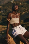 Free People Fp Movement Tighten Up Mini Sports Bra In Heather Grey
