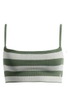 Free People Fp Movement Tighten Up Reversible Bra In Green