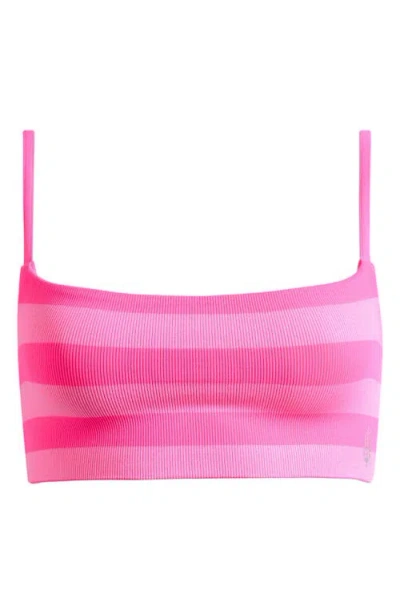 Free People Fp Movement Tighten Up Reversible Bra In Pink