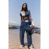 Free People Fp Movement Timko Cotton Blend Crop Pants In Midnight Navy