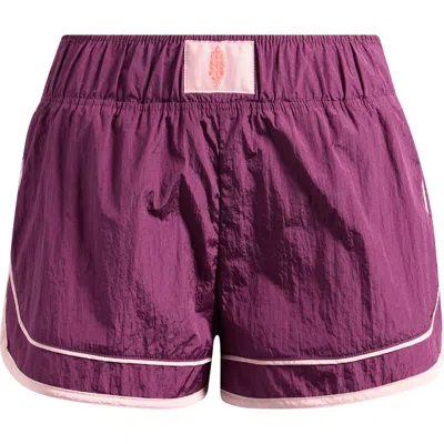 Free People Fp Movement Varsity Blues Water Resistant Athletic Shorts