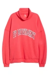 Free People Fp Movement Victory Sweatshirt & Shorts Set In Red