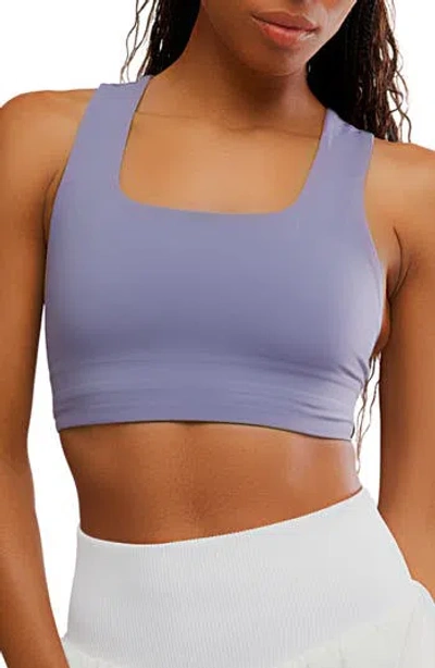Free People Fp Movement Win Win Racerback Bra In Purple