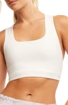 Free People X Fp Movement Free Throw Crop Top In White