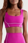 Free People Fp Movement You're A Peach Sports Bra In Berry Blitz
