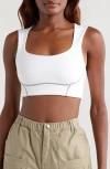 Shop Free People Fp Movement You're A Peach Sports Bra In White
