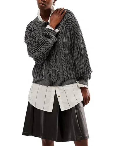 FREE PEOPLE FRANKIE CABLE SWEATER