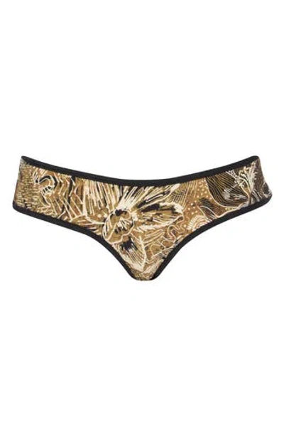 Free People Frankie Print Swim Bottoms In Animal Print
